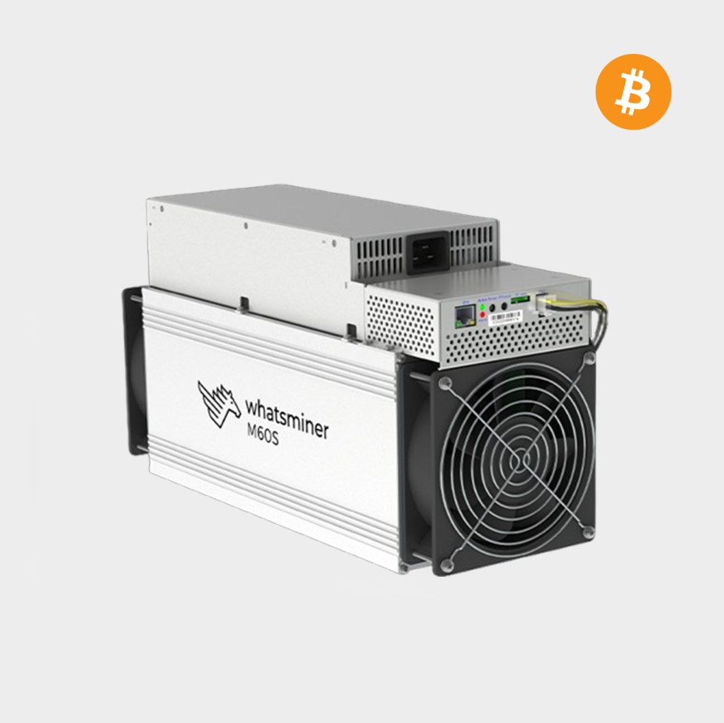 MicroBT Whatsminer M60S 186Th/s SHA-256 BTC Miner